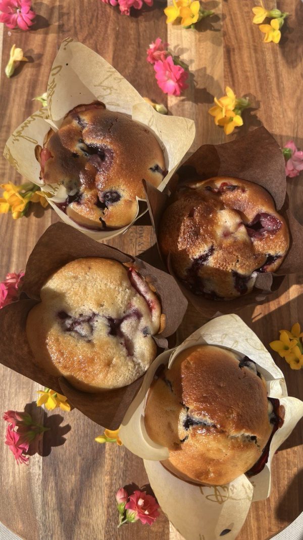 Mixed Berries Muffins 4 pcs